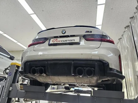 BMW M3 컴페티션 배기 튜닝 중통 작업으로 살벌한 팝콘 배기음 완성하였습니다. / 서울 동작