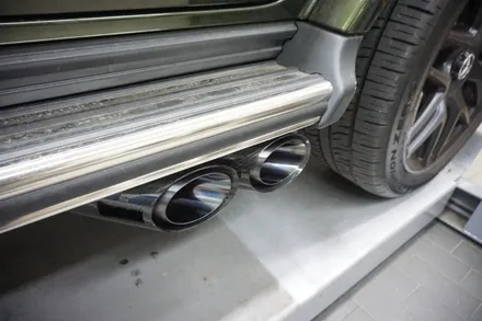 벤츠 W464 G63AMG V8 호랑이 배기 튜닝 구조변경 필요 없는 브릴란테 가변 배기 작업 진행하였습니다. / 서울 동작구