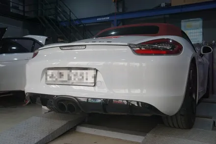 매력적인 사운드 포르쉐 박스터 981 GTS 카프리스토 배기시스템 장착 / 서울 동작