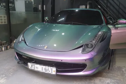 페라리 F430을 가장 재미있는 타는 법, 순정 가변 배기음 상시 개방 온오프 컨트롤러 진공펌프 리모컨 설정 / 서울 동작