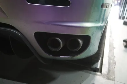 페라리F430 드레스업 머플러팁튜닝 희소가치를 높이는 카본 듀얼 머플러 팁 적용 완벽한 품격을 자랑하다 / 서울 동작