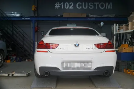 BMW F12 640D 배기튜닝 탄탄한 베이스 군더더기 없는 사운드 쿠바텍 사운드부스터 블루투스 버전 마세라티 배기음 적용 / 서울 동작