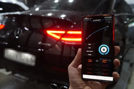 벤츠 C257 CLS450 완벽 배기 튜닝, 져스트 액티브사운드 ＆ CLS53AMG 디퓨져 장착 / 서울 동작