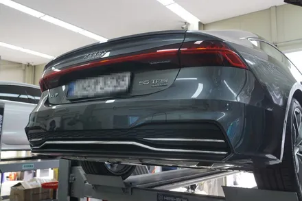 아우디 A7 55TFSI 품격을 더했습니다. S7 디퓨져 이식 중저음 배기 튜닝 완성 / 서울 동작