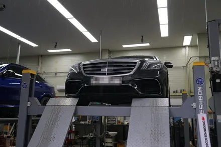 벤츠 S63AMG 페이스리프트 배기 튜닝 호랑이 한마리 심었습니다! / 서울 동작