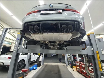BMW 신형 G82 M4 컴페티션 배기튜닝 팝콘 사운드에 심멎했습니다! / 서울 동작