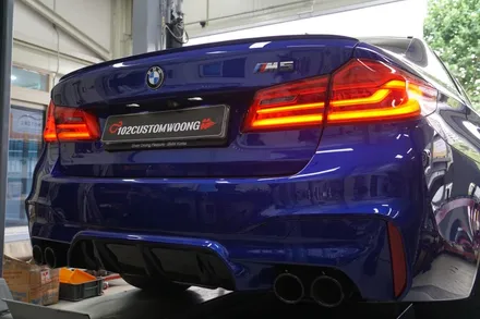 BMW F90 M5 맞으면 아플거같은 강력한 배기음.. / 서울 동작