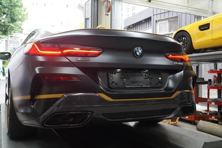 BMW 840i 쿠페 골든 썬더 에디션 20% 배기음 키워보기 / 서울 동작