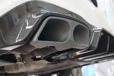 벤츠 W213 E63AMG 브라부스 카본 디퓨져, 브라부스 배기 시스템 적용 / 서울 동작