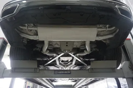 BMW X7 40i 배기 튜닝 아주 화끈하게 배기음 키웠습니다. 중통 앤드 가변 배기 세팅 / 서울 동작