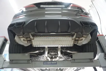 벤츠 GLC63AMG 잠들어 있던 호랑이 배기음 꺼내는 강력 V8 배기음 튜닝 완성하였습니다. / 서울 동작구