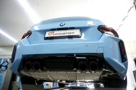 신형 BMW G87 M2 살벌한 팝콘 배기음 완성하는 배기 튜닝! / 서울 동작구