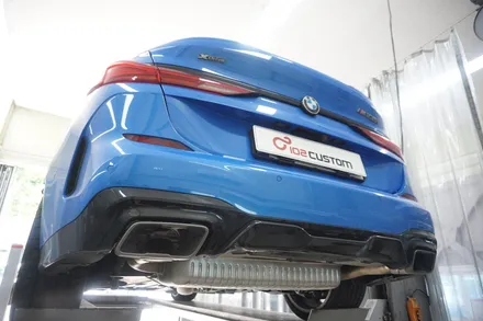 BMW M235i 배기 튜닝 스포츠한 배기음 제대로 완성하였습니다. / 서울 동작구
