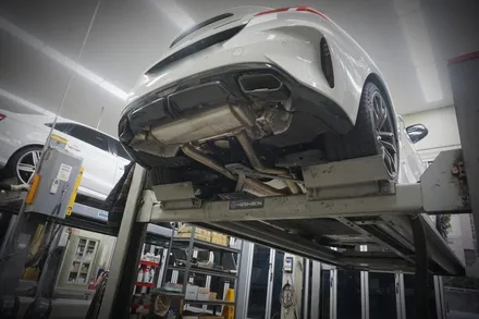 BMW Z4 M40i 배기 튜닝 환상적 팝콘을 심어 드렸습니다! 중통 엔드 보펜 모듈 작업 / 서울 동작구