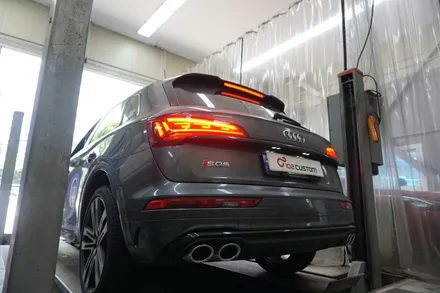 아우디 SQ5 배기 튜닝 스포티한 배기음을 원하신다면 이 작업이면 됩니다! / 서울 동작구