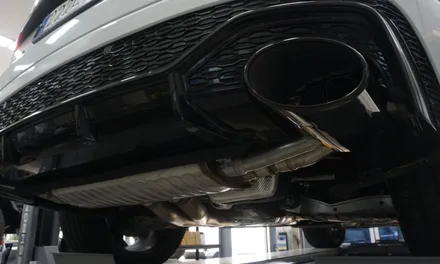 아우디 RSQ8 V8 배기음 튜닝 엔드 머플러 사운드 증폭, 가변 모듈 작업기 / 서울 동작구