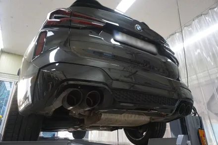 BMW X3 M 컴페티션 배기음 튜닝 팝콘 배기음 제대로 완성 중통 모듈 작업기 / 서울 동작구