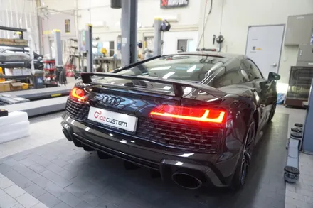 아우디 R8 배기음 튜닝 모듈 작업으로 사운드 증폭! 퍼포먼스 배기 사운드 완성하였습니다. / 서울 동작구