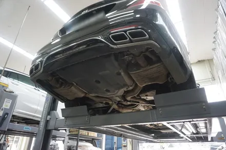 벤츠 S63AMG 배기음 튜닝 중통 엔드 작업으로 V8 호랑이 제대로 세팅하였습니다. / 서울 동작구