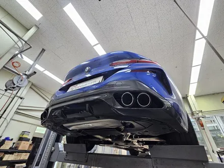 BMW M850i 배기 튜닝, 브릴란테 가변 배기 카본 듀얼 머플러 팁 장착 / 서울 동작