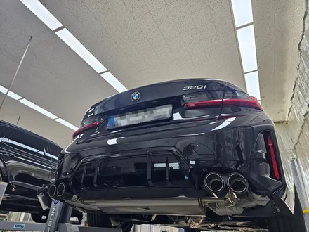 BMW 320i 배기 튜닝, 구조변경 NO! 브릴란테 배기 시스템 장착 / 서울 동작