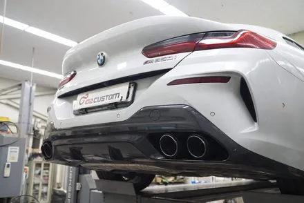 BMW M850i 배기 튜닝 중통, 엔드, 보펜모듈, 카본 머플러 팁까지! / 서울 동작