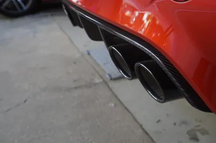 BMW F83 M4 컨버터블 배기음 상승 중통 소음기 교체 순정가변 온오프 장치 BMS 모듈 세팅~! / 서울 동작