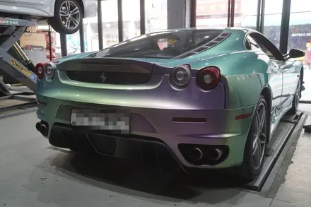 페라리 F430을 가장 재미있는 타는 법, 순정 가변 배기음 상시 개방 온오프 컨트롤러 진공펌프 리모컨 설정 / 서울 동작