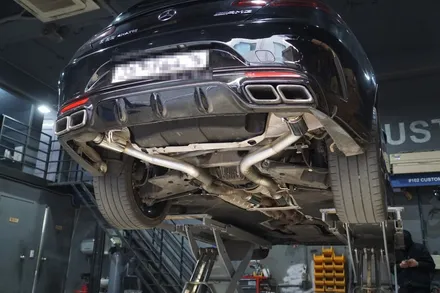 벤츠 W222 S63AMG 쿠페 배기튜닝 세련된 웅장함, 진정한 AMG 사운드 입니다! / 서울 동작