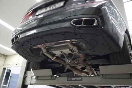 BMW G12 760li 배기 튜닝 12기통의 위엄! 온/오프 가능한 가변배기 작업 / 서울 동작