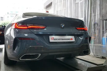BMW G15 840i그란쿠페 버블 버블~팝콘 팝콘한 완벽 배기음 세팅 / 서울 동작