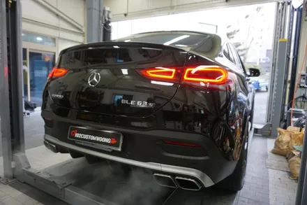 신형 벤츠 GLE63 S AMG  끝내주는 배기음 세팅과 독일 ASR 모듈 작업 완료! / 서울 동작