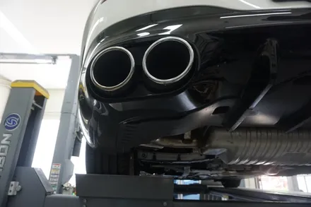 벤츠 CLA45 S AMG 배기 튜닝 스포티한 배기음 세팅은? 중통으로 끝! / 서울 동작