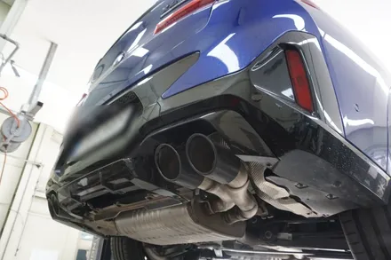 BMW X4 M 컴페티션 배기음 튜닝 팝콘 살벌하게 터집니다 3-40% 중통 모듈 작업! / 서울 동작구