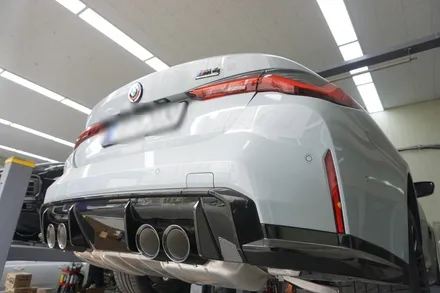 BMW M4 컴페티션 컨버터블 배기 튜닝 강력한 팝콘이 터집니다! 중통 작업기 / 서울 동작구