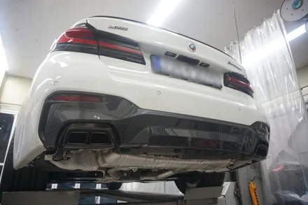BMW M550i 8기통 사운드 제대로 완성 시키는 배기 튜닝 진행하였습니다. / 서울 동작구