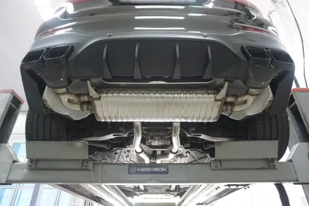 벤츠 GLC63AMG 잠들어 있던 호랑이 배기음 꺼내는 강력 V8 배기음 튜닝 완성하였습니다. / 서울 동작구