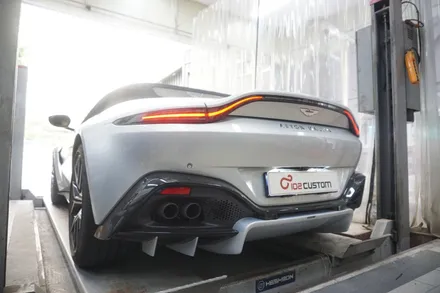 애스턴마틴 밴티지 슈퍼카 필수 배기음 튜닝 구조변경X 모듈 작업을 모두 완료하였습니다. / 서울 동작구