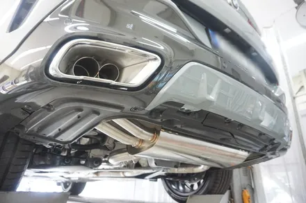 BMW X5 40i 배기 튜닝 구조변경X 브릴란테 가변 배기 시스템 장착하였습니다 / 서울 동작구
