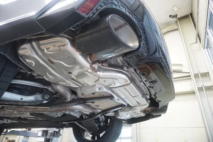 아우디 RS7 V8 배기 튜닝 아주 화끈합니다. 중통 작업으로 30% 사운드 증폭시켰습니다. / 서울 동작구