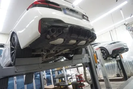 BMW M5 컴페티션 배기 튜닝 8기통 천둥 배기음! 중통 보펜 작업으로 끝! / 서울 동작구