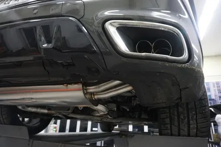 BMW X6 40i 인기 배기 튜닝 브릴란테 가변 배기 장착하였습니다. / 서울 동작구