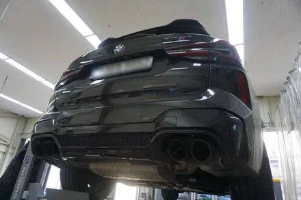 BMW X3 M 컴페티션 배기음 튜닝 팝콘 배기음 제대로 완성 중통 모듈 작업기 / 서울 동작구