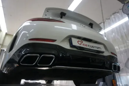벤츠 GT 63 S AMG 8기통 배기음 극대화! 천둥 배기음으로 완성하였습니다. / 서울 동작구