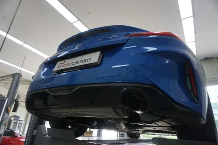 BMW Z4 20i 배기 튜닝 스포티한 사운드 세팅 중통 엔드 보펜 모듈 작업기! / 서울 동작구