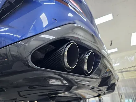 BMW M850i 배기 튜닝, 브릴란테 가변 배기 카본 듀얼 머플러 팁 장착 / 서울 동작