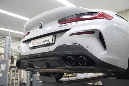BMW M850i 배기 튜닝 중통, 엔드, 보펜모듈, 카본 머플러 팁까지! / 서울 동작