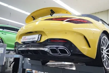 SL 63 AMG - V8 사운드 완벽 업그레이드, 중통 모듈 작업기 / 서울 동작