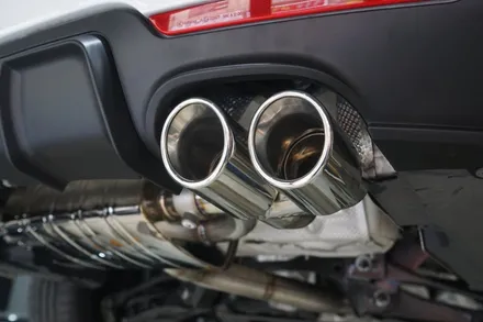 BMW F32 420i 변화와 품격의 완성 배기튜닝 리어 퍼포먼스 디퓨져 이식 ＆ 온오프 가능한 가변시스템 커스텀 중통 앤드 머플러 팁 장착 / 서울 동작