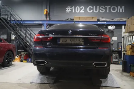 BMW G11 740D 배기음튜닝 확실한 갈증해소! 쿠바텍 사운드부스터 마세라티배기음 블루투스버전 / 서울 동작